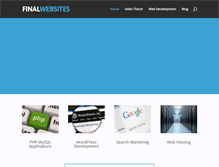 Tablet Screenshot of finalwebsites.com